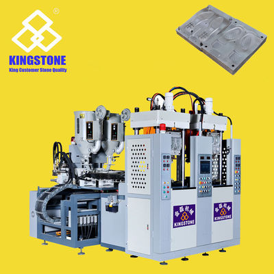 Máquina de fabricación estática de dos estaciones única para el material del PVC de TPU TR TPR en color doble