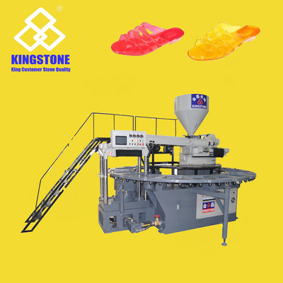 La inyección rotatoria del PVC de Jelly Sandal Making Machine Of calza la máquina