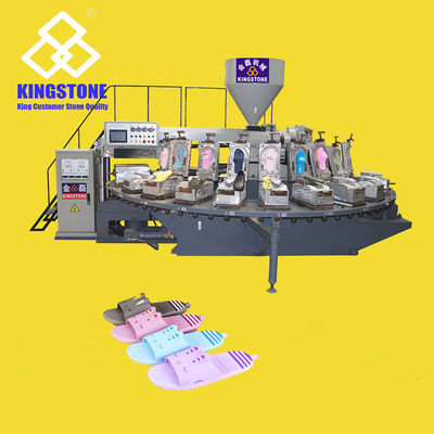 Inyección de máquina de fabricación de zapatos de sandalias de plástico PVC servo