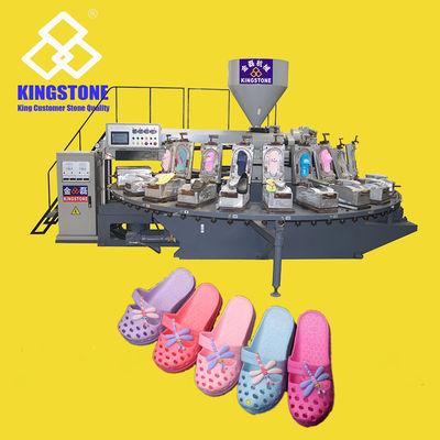Máquina de zapatilla de plástico para inyección de soplado de aire de material de PVC
