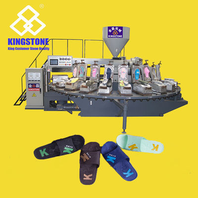 Máquina de soplado de 120 pares por hora para zapatos de zapatillas de sandalias de PVC