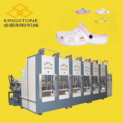 Inyección directa de la estación de EVA Footwear Machine 6 del jardín