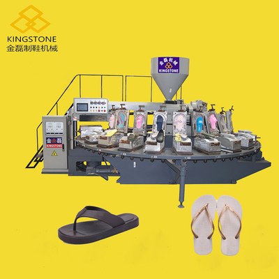 24 estaciones Flip Shoe Sole Machine y Mold Flip Flop