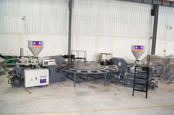 Molde del zapato de 20 estaciones el único que hace la máquina, plástico calza la máquina del moldeo a presión