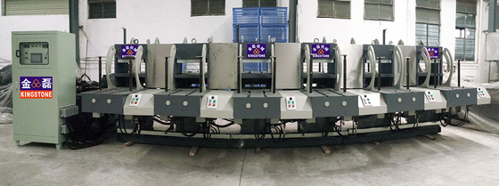 Suela de goma automática del color 1-2 que hace la máquina con inter auto - cierre el sistema de protección
