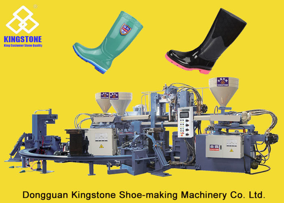 El 1/2 colorea la bota completamente automática de la máquina de Boots Injection Moulding del granjero del PVC que hace la máquina