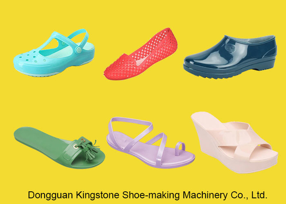 Sandalia de 150 pares/hora que hace la máquina para PVC Jelly Shoe Full Production Line