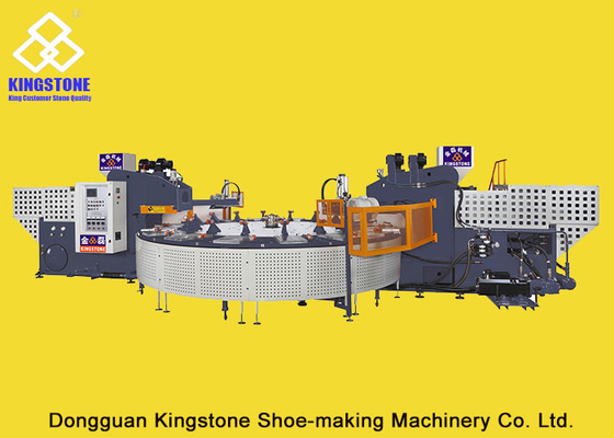Máquina de fabricación automática del zapato rotatorio de 2-3 personas única para los productos fríos del tiro de EVA