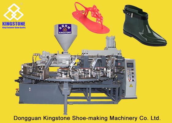 Tipo rotatorio zapatos plásticos de los hombres de las mujeres que hacen máquina 110-150 pares/hora