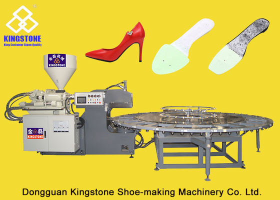 Máquina que moldea de la única inyección directa interna, zapato que hace la cadena de producción