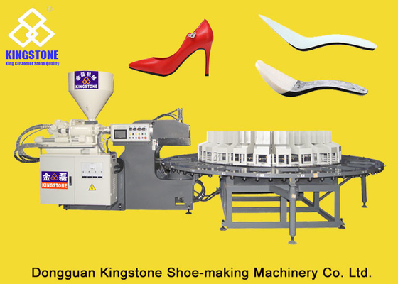 Máquina directamente rotatoria del moldeo a presión para el tacón alto/la plantilla de Midsole/PP