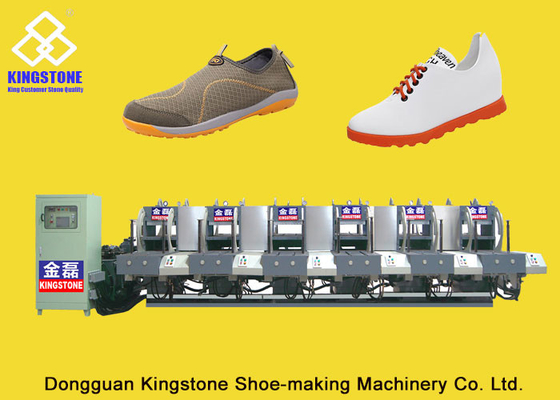 Color de fabricación de la máquina 1-2 del zapato de goma de las estaciones del SGS 6 del CE único 2 años de garantía