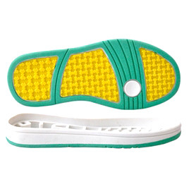 Lenguado rotatorio del zapato del PVC/TPR que hace máquina color doble