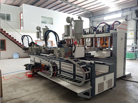 Máquina de fabricación del zapato de seguridad de las estaciones del ahorro de la energía cuatro única con el motor servo