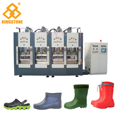 Zapatos plásticos del sistema servo que hacen la máquina para las botas de EVA Foaming Slipper Sandals Shoes con hora de los pares 300-400