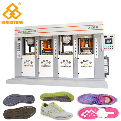 2/4 PVC Outsole/única máquina 220T de las estaciones del moldeo a presión