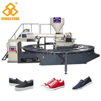 El sistema servo PVC de 20 estaciones calza la fabricación de la máquina para los zapatos de Lasure de los zapatos del deporte