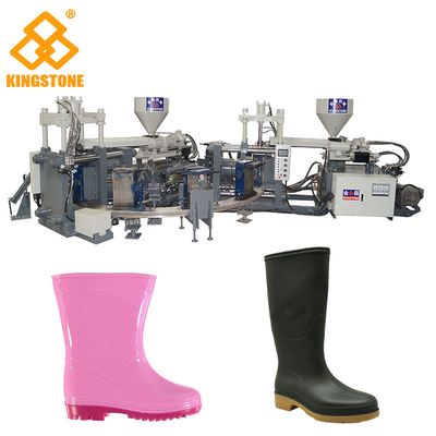 Bota de lluvia plástica llena tricolor que hace la máquina para la materia prima del PVC/de TPR