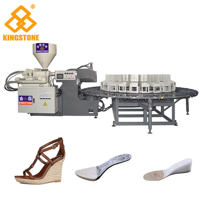 200-280 se empareja por máquina de fabricación del zapato de la hora la única para las sandalias/las botas del tacón de cuña