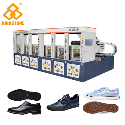 La máquina automática del moldeo a presión de la suela de goma para el invierno patea los zapatos de los deportes de los hombres