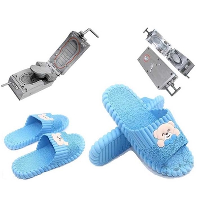 Molde del zapato del deslizador de la chancleta del PVC único, solo color de aluminio para los zapatos de los deportes