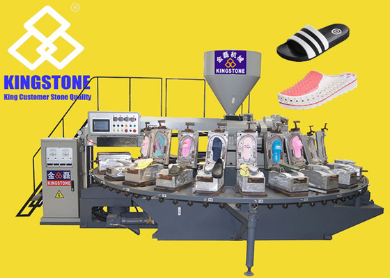 Máquina plástica automática del moldeo a presión para las sandalias del deslizador del PVC