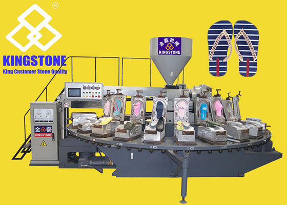 Deslizador de goma/Flip Flop Making Machine del solo del color soplo del aire