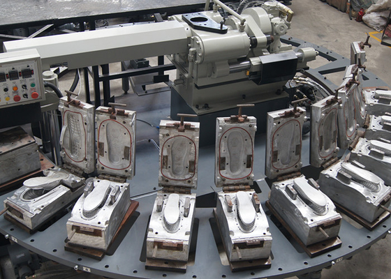 Soplo plástico Chappal de goma Flip Flop Making Machine del aire del PVC