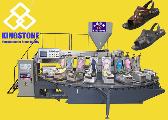 24 pares/hora Flip Flop Making Machine plástico de la estación 175
