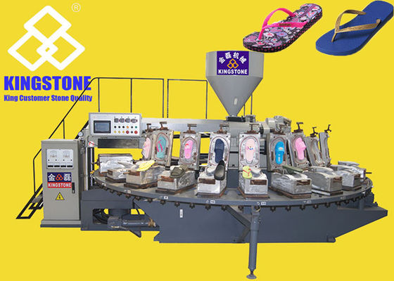 Máquina plástica del moldeo por inyección de la tabla rotatoria 25.5KW para el durmiente