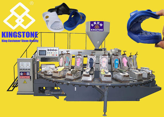 Máquina del moldeo a presión de la tabla rotatoria del deslizador del PVC de 130 pares/hora