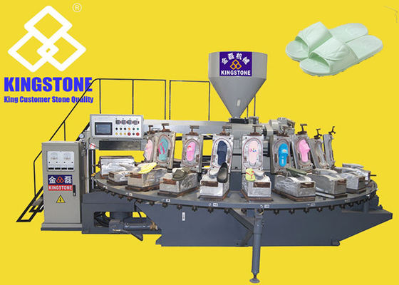 Máquina de la inyección del solo del color de la tabla que sopla rotatoria aire del PVC