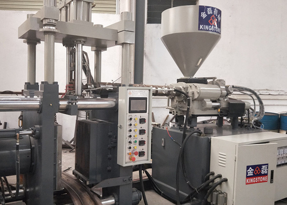 Las botas rotatorias doblan estaciones de la máquina 12 del moldeo por inyección del color