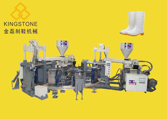 Color doble de Gumboots de la máquina termoplástica del moldeo por inyección