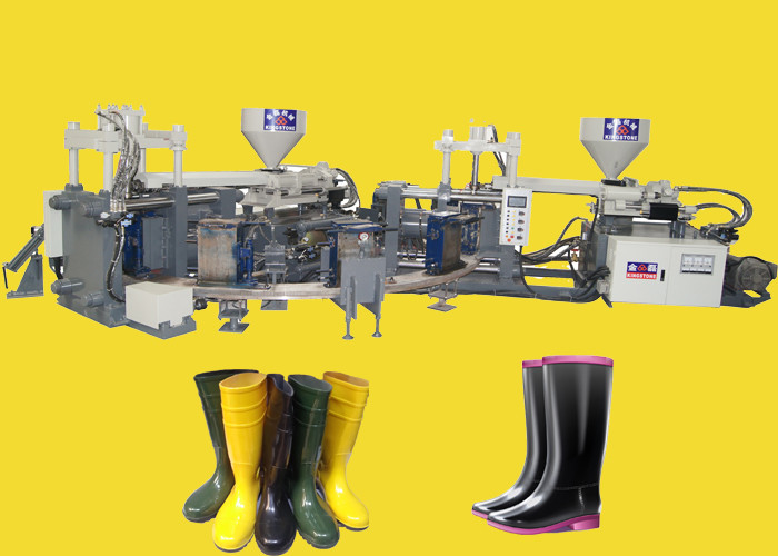 Bota rotatoria del abrelatas automático que hace la máquina para las botas de la seguridad bicolor