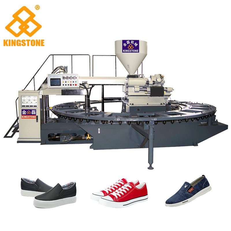 El sistema servo PVC de 20 estaciones calza la fabricación de la máquina para los zapatos de Lasure de los zapatos del deporte