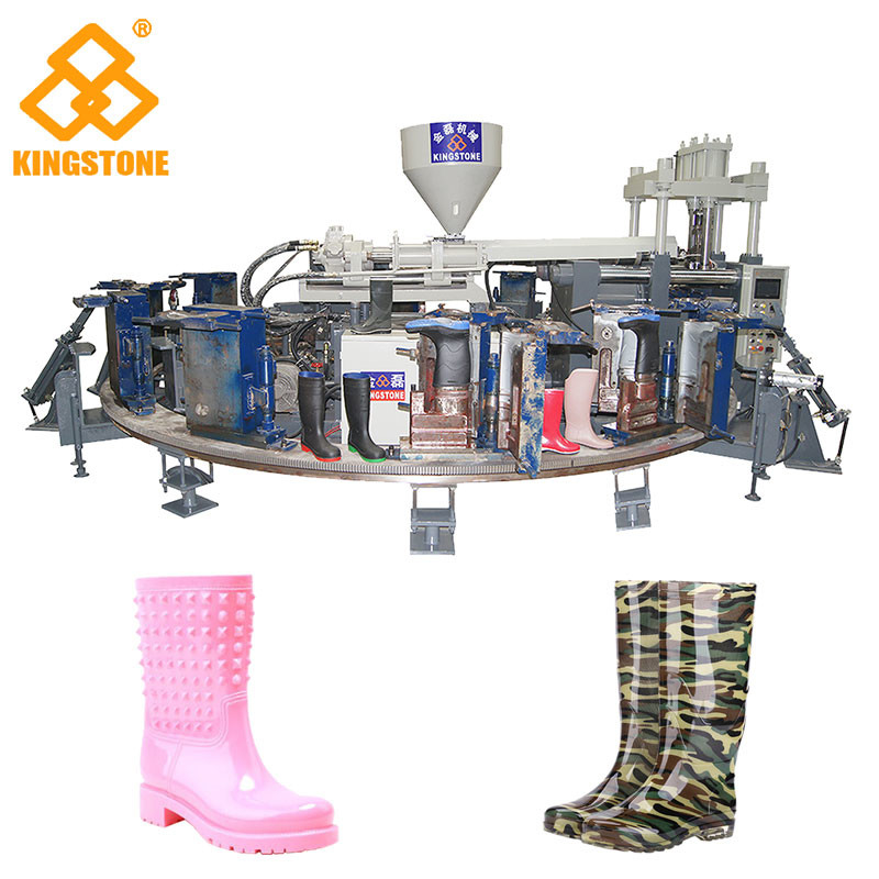 El 1/2 colorea la bota completamente automática de la máquina de Boots Injection Moulding del granjero del PVC que hace la máquina