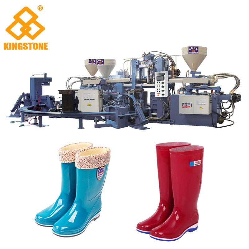 Bota larga plástica automática que hace la máquina, máquina del moldeo por inyección para la producción de las botas de lluvia
